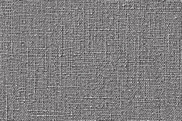 Fabric vector ornament. Texture of woven canvas. monochrome illustration.  