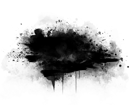 Black graffiti spray paint frames ink splatters and drips, stencil border, Grunge backgrounds, Spray Paint Vector Elements isolated on White Background, Ink blots set, text frame, Street style.