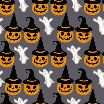 Halloween seamless background perfect for any  halloween themed projects
