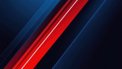 Fototapeta premium A modern abstract design featuring diagonal stripes in a bright color palette of red, orange, purple, and white