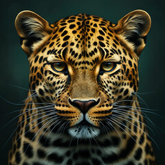 Obraz premium A Leopard portrait