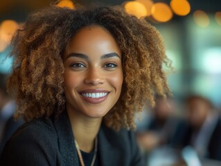diverse group of professionals animatedly discussing strategies at a vibrant business conference, showcasing a warm atmosphere filled with camaraderie and collaboration