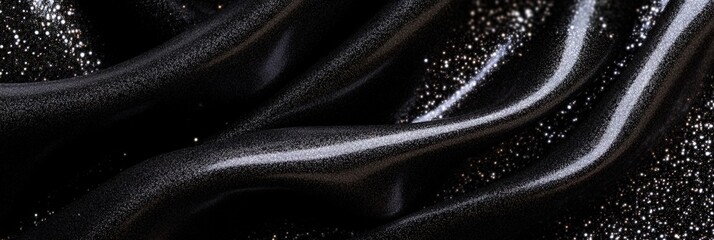 Fototapeta premium black metallic sparkle texture 