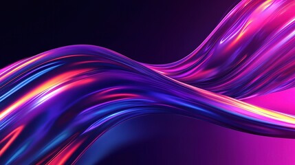 Colorful Abstract Swirls in Vibrant Hues