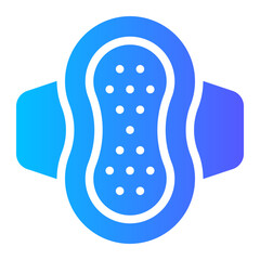 sanitary pad gradient icon
