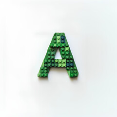 green letter a