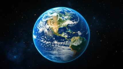 Fototapeta premium Stunning View of Earth from Space