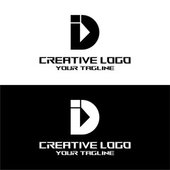 creative letter logo di desain vektors