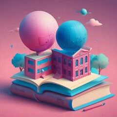 3d render of a balloon