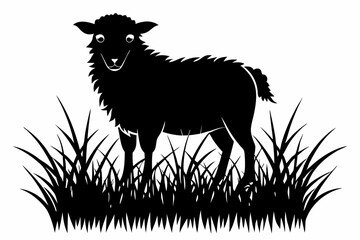 Sheep, Sheep silhouette, Sheep Symbol Icon Vector