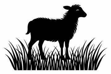 Sheep, Sheep silhouette, Sheep Symbol Icon Vector