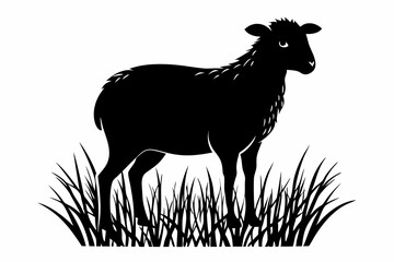 Sheep, Sheep silhouette, Sheep Symbol Icon Vector