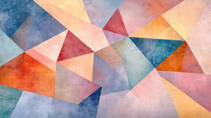 Colorful Abstract Geometric Background Design