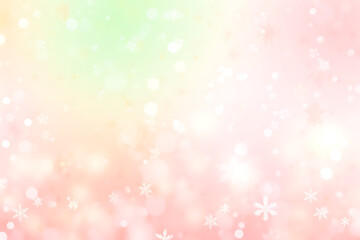 sparkling snow on a colored background