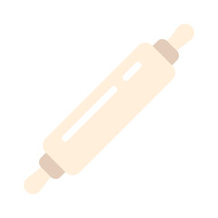 A traditional wooden rolling pin ideal for rolling dough, making pastries, and enhancing any baking experience in the kitchen.