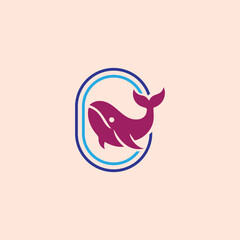 Blue Whale Vector Logo Design. Stunning, Modern & Versatile Branding Solutions