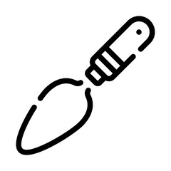 A minimalist illustration of a garden trowel, perfect for both professional landscaping and home gardening projects.