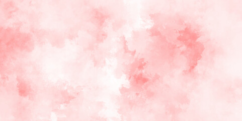 Abstract beautiful decorative and lovely soft pink grunge watercolor texture background design. watercolor smoke background texture. fantasy smooth light pink watercolor paper textured background.	
