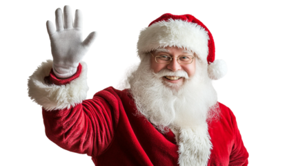 santa claus with a bag