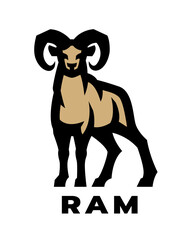 Ram logo, symbol.