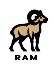 Ram logo, symbol.