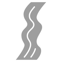 川のシンプルなイメージイラスト