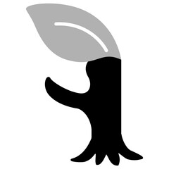 木のシンプルなイメージイラスト