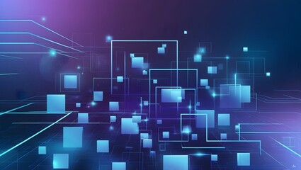 Abstract blue background with lines