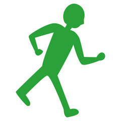 シンプルな人間のシルエットのイラスト