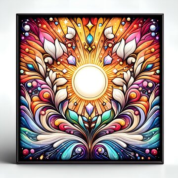 colorful symbol of peace and hope