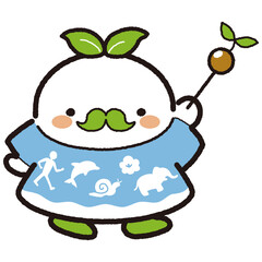 自然環境・植物がモチーフのキャラクターイラスト