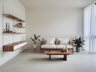 Fototapeta premium living room interior