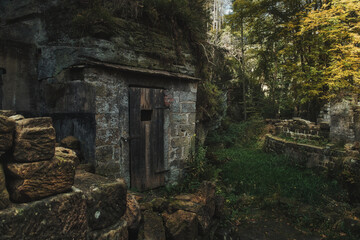 Grundmühle - Mühle - Alt - Böhmische Schweiz - Bohemian Switzerland - Czech Republic - National...