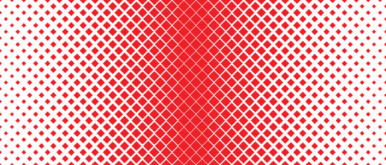 abstract simple big to small red square dot pattern art can be used background.