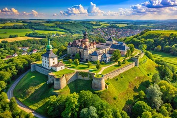Stunning Drone Photography of Podgoretsky Castle, a Renaissance Masterpiece Surrounded by Fortifications in Lviv