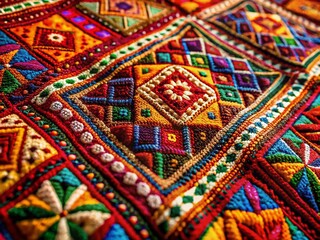 Fototapeta premium Stunning High Depth of Field Capture of Parchi Design Elements for Textile and Art Applications