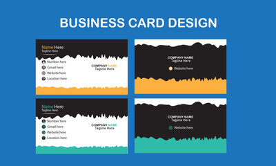 Double-sided creative business card template
Clean professional business card template
Minimal and Modern Business Card Layout