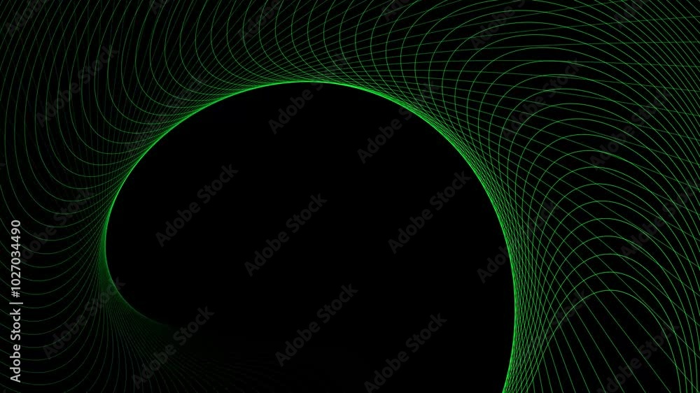 Aufkleber futuristic lines tech motion background. abstract thin color wavy line over background.