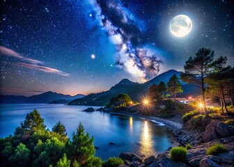 Stunning Night Photography of Maleolus: Captivating Natural Landscapes Under Starry Skies