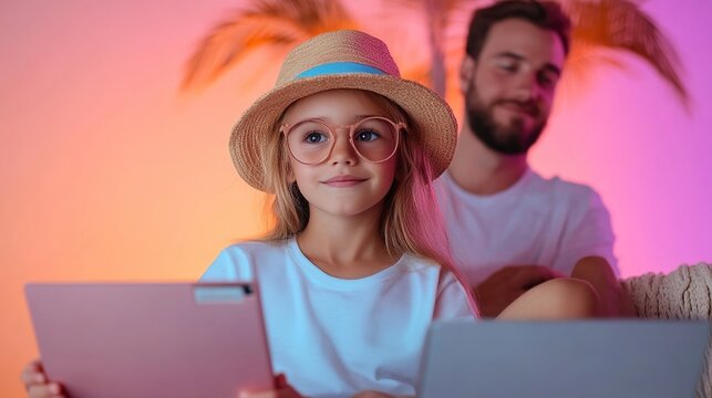 Family Moments with Kids and Technology at Home - Powered by Adobe