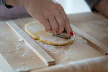 A look into the kitchen, where Christmas cookies are homemade with lots of love