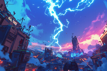 lightning strikes in urban areas