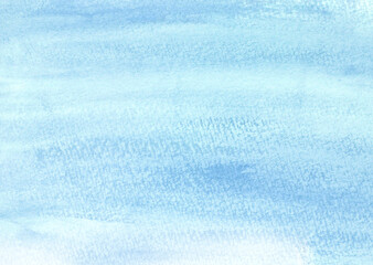 Obraz premium 水彩で描いた空、テクスチャー【手描き】コピースペースあり