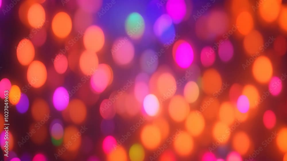 Poster abstract network design illustration of interconnected data points with bokeh effect, designing and 
