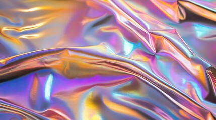 Fototapeta premium Iridescent Metallic Texture for Creative Projects