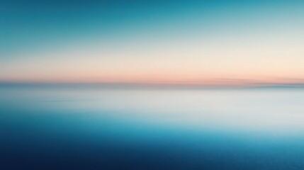 Obraz premium Tranquil Ocean Horizon at Sunset
