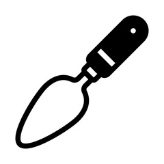 This icon represents a gardening trowel, essential for planting, digging, and transplanting in gardens and landscapes.