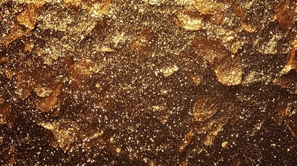 Gleaming Gold Texture with Sparkling Elements
