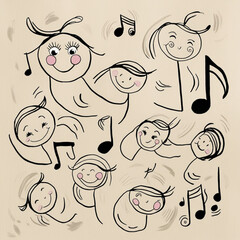 seamless pattern with flowers