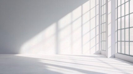 Obraz premium Bright Minimalist Interior with Natural Light